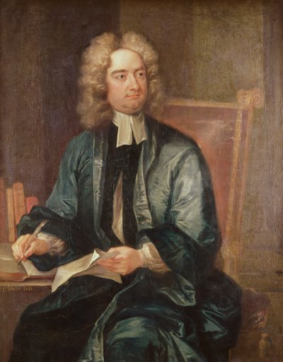 Ritratto di Jonathan Swift (1667-1745) c.1718 da Charles Jervas